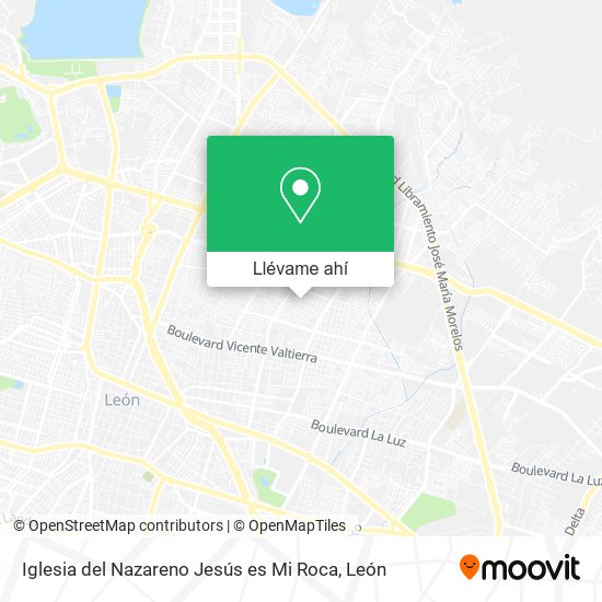 Mapa de Iglesia del Nazareno Jesús es Mi Roca