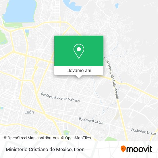 Mapa de Ministerio Cristiano de México