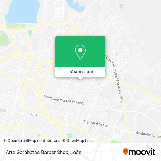 Mapa de Arte Garabatos Barber Shop