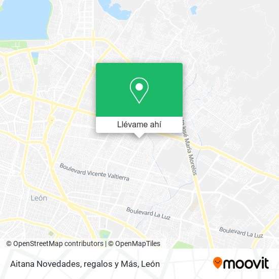 Mapa de Aitana Novedades, regalos y Más