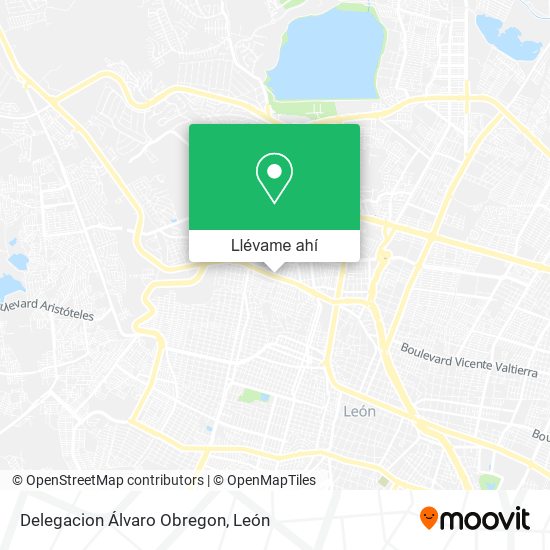 Mapa de Delegacion Álvaro Obregon