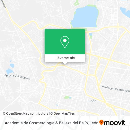 Mapa de Academia de Cosmetología & Belleza del Bajío