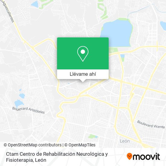 Mapa de Ctam Centro de Rehabilitación Neurológica y Fisioterapia