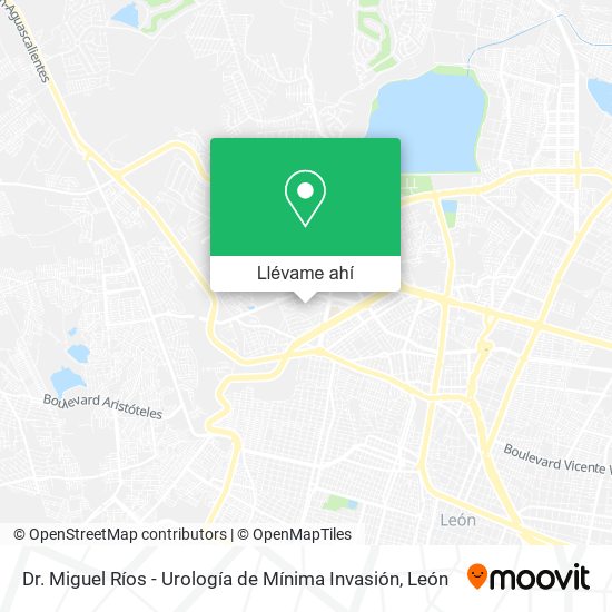 Mapa de Dr. Miguel Ríos - Urología de Mínima Invasión