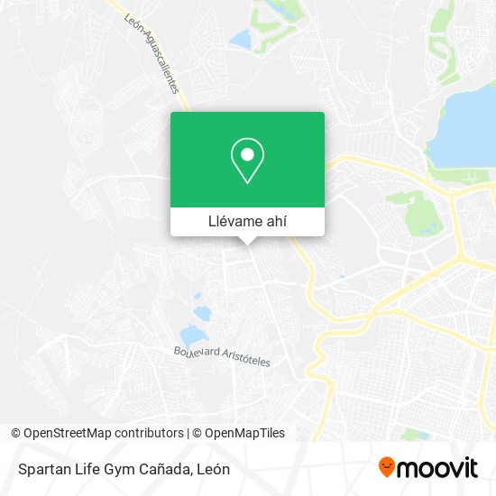 Mapa de Spartan Life Gym Cañada