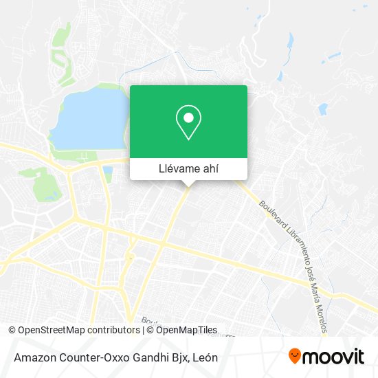 Mapa de Amazon Counter-Oxxo Gandhi Bjx