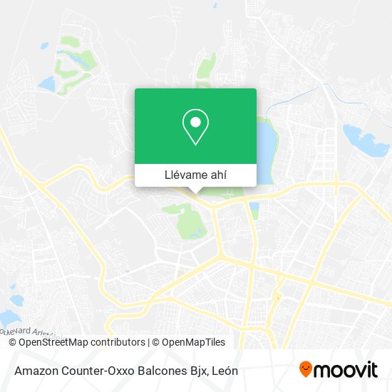 Mapa de Amazon Counter-Oxxo Balcones Bjx