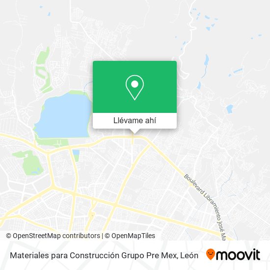 Mapa de Materiales para Construcción Grupo Pre Mex