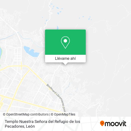 Mapa de Templo Nuestra Señora del Refugio de los Pecadores