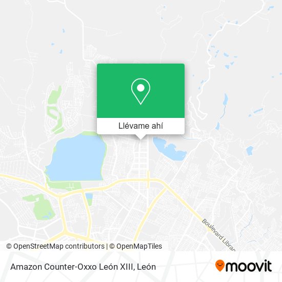 Mapa de Amazon Counter-Oxxo León XIII