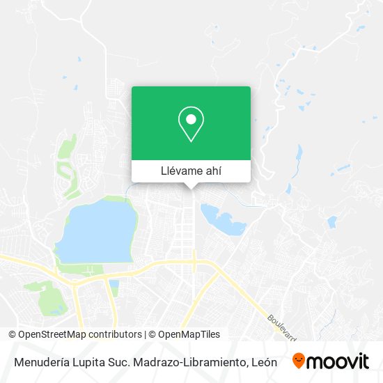 Mapa de Menudería Lupita Suc. Madrazo-Libramiento