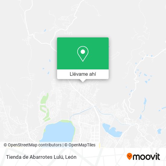 Mapa de Tienda de Abarrotes Lulú