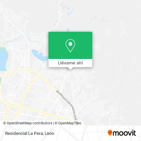 Mapa de Residencial La Pera