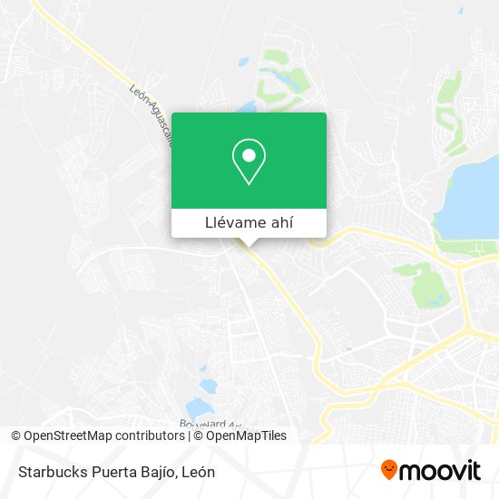 Mapa de Starbucks Puerta Bajío