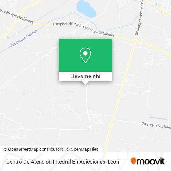 Mapa de Centro De Atención Integral En Adicciones