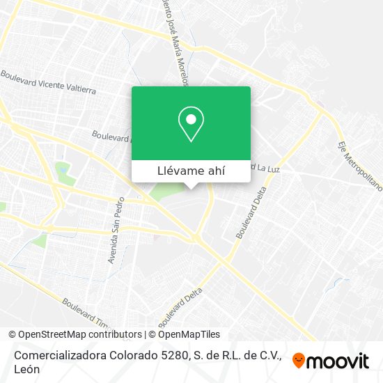 Mapa de Comercializadora Colorado 5280, S. de R.L. de C.V.