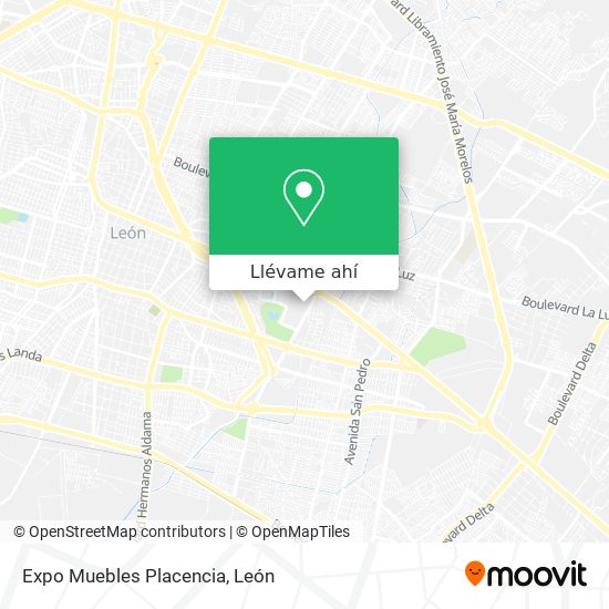Mapa de Expo Muebles Placencia