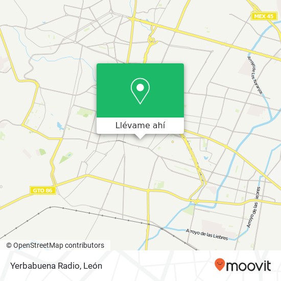 Mapa de Yerbabuena Radio