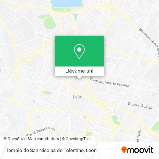 Mapa de Templo de San Nicolas de Tolentino