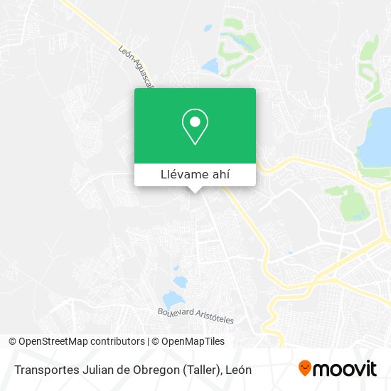 Mapa de Transportes Julian de Obregon (Taller)