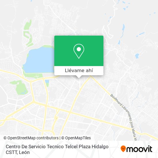 Mapa de Centro De Servicio Tecnico Telcel Plaza Hidalgo CSTT