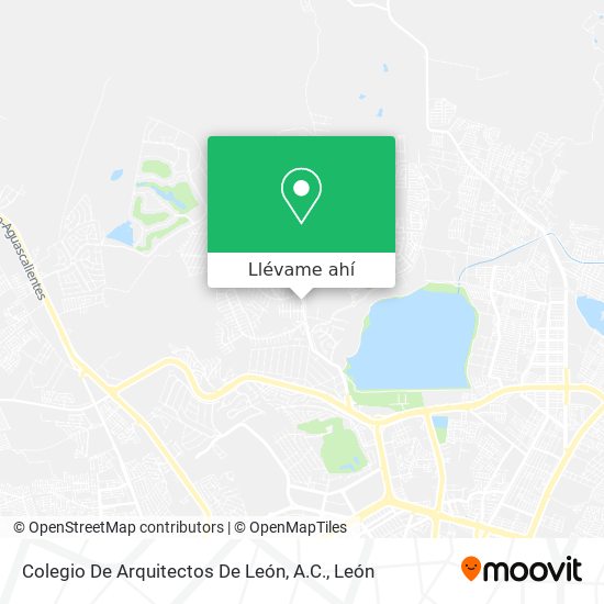 Mapa de Colegio De Arquitectos De León, A.C.