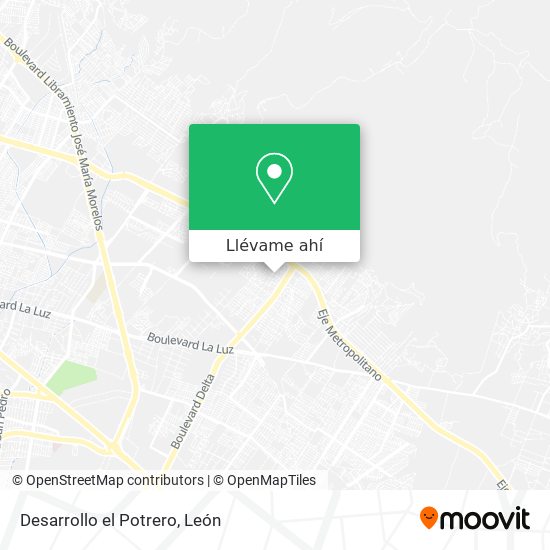 Mapa de Desarrollo el Potrero