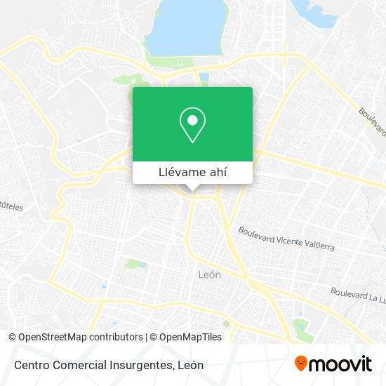 Mapa de Centro Comercial Insurgentes