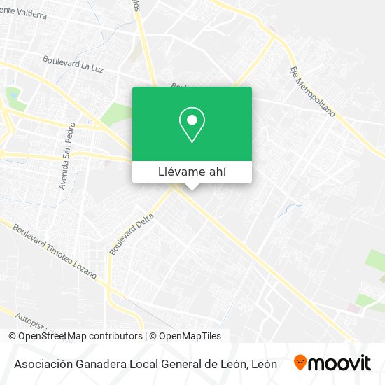 Mapa de Asociación Ganadera Local General de León