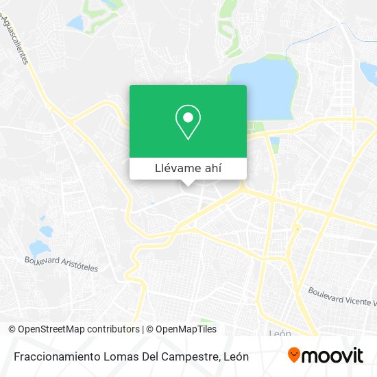 Mapa de Fraccionamiento Lomas Del Campestre