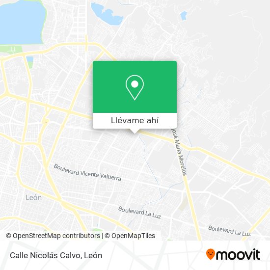 Mapa de Calle Nicolás Calvo