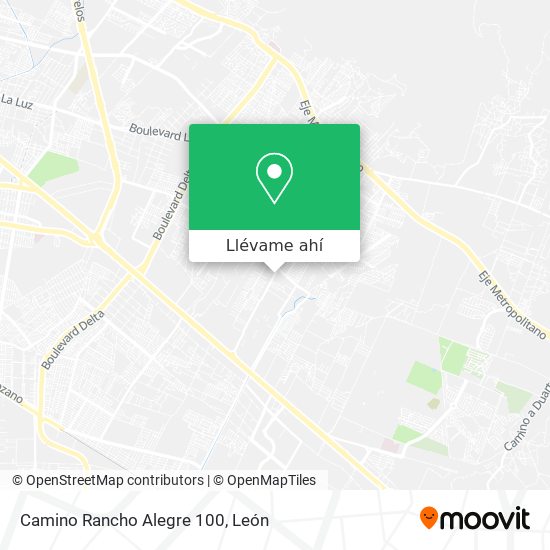 Mapa de Camino Rancho Alegre 100