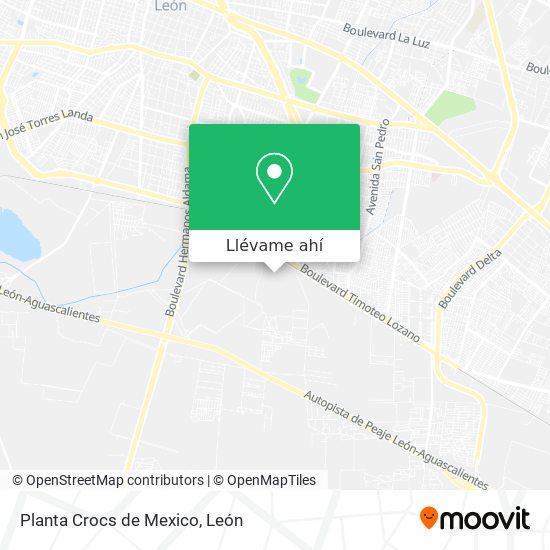 Cómo llegar a Planta Crocs de Mexico en León en Autobús?