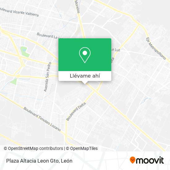 Mapa de Plaza Altacia Leon Gto