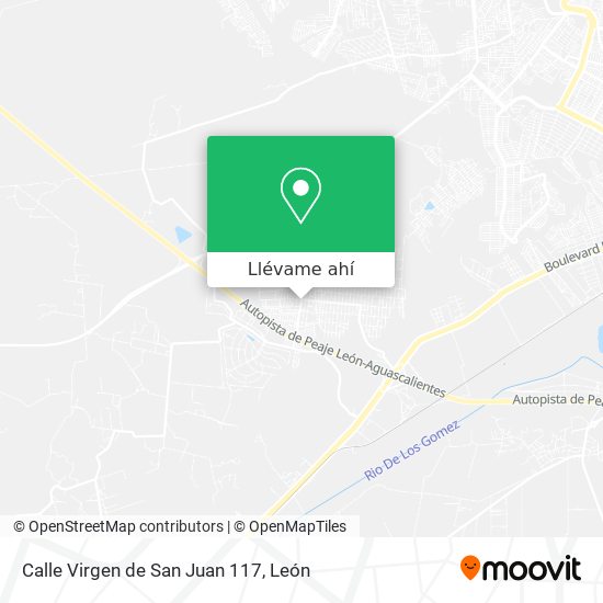 Mapa de Calle Virgen de San Juan 117
