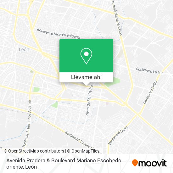 Mapa de Avenida Pradera & Boulevard Mariano Escobedo oriente