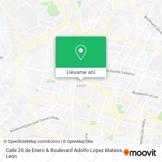 Mapa de Calle 20 de Enero & Boulevard Adolfo López Mateos