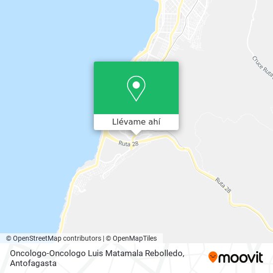 Mapa de Oncologo-Oncologo Luis Matamala Rebolledo