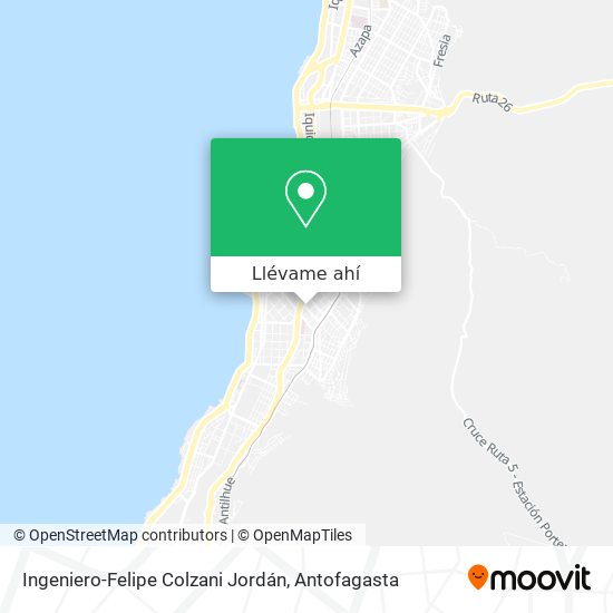 Cómo llegar a Ingeniero-Felipe Colzani Jordán en Antofagasta en Autobús?