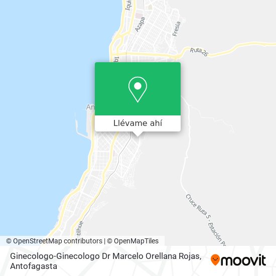Mapa de Ginecologo-Ginecologo Dr Marcelo Orellana Rojas