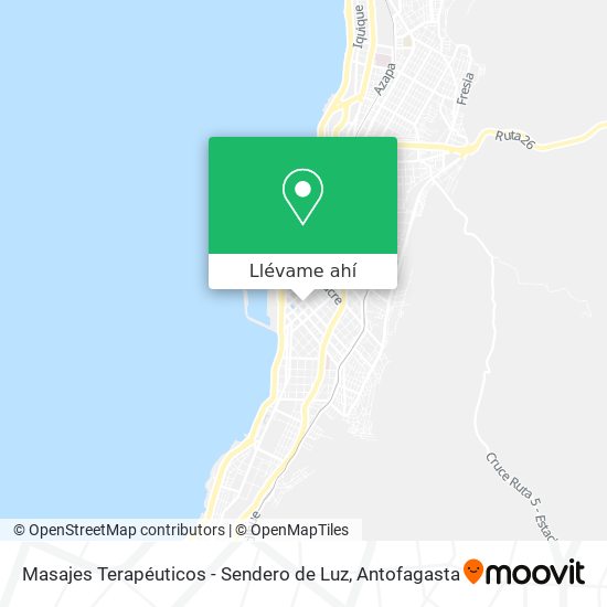 Mapa de Masajes Terapéuticos - Sendero de Luz