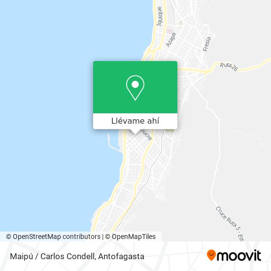 Mapa de Maipú / Carlos Condell