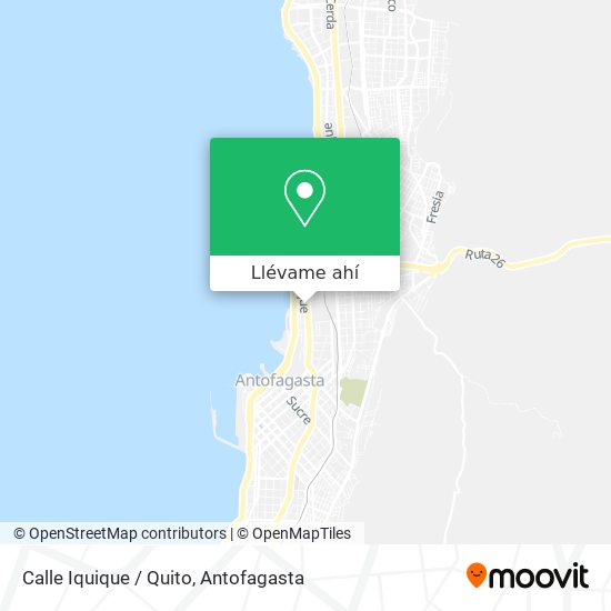 Mapa de Calle Iquique / Quito