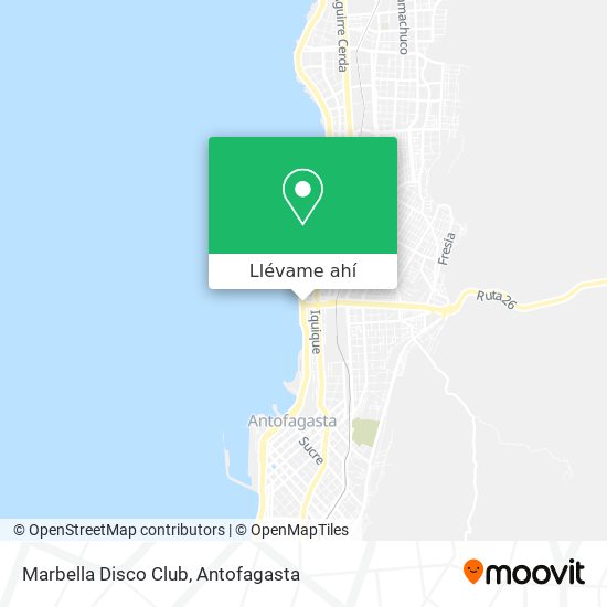 Mapa de Marbella Disco Club