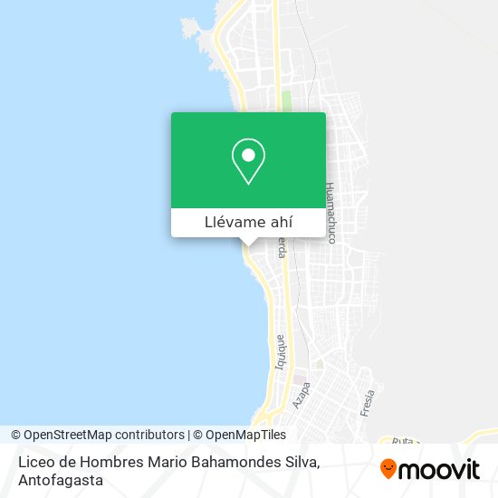 Mapa de Liceo de Hombres Mario Bahamondes Silva