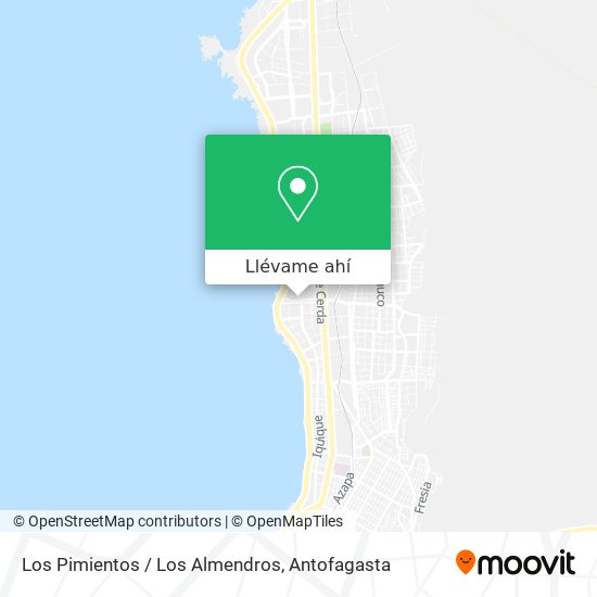 Mapa de Los Pimientos / Los Almendros