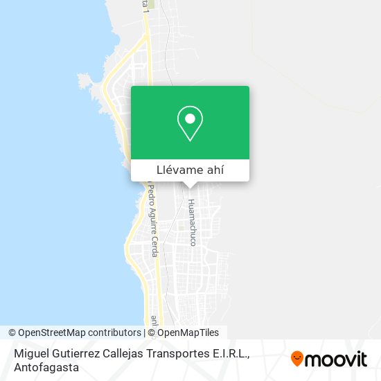 Mapa de Miguel Gutierrez Callejas Transportes E.I.R.L.