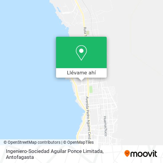 Mapa de Ingeniero-Sociedad Aguilar Ponce Limitada