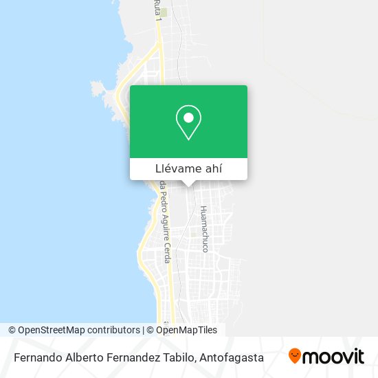 Mapa de Fernando Alberto Fernandez Tabilo