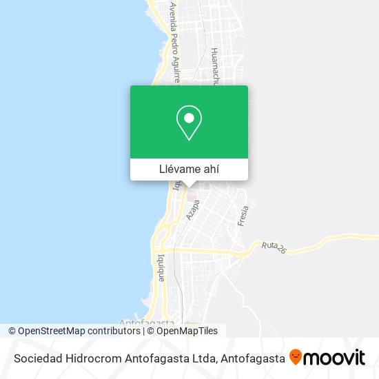 Mapa de Sociedad Hidrocrom Antofagasta Ltda